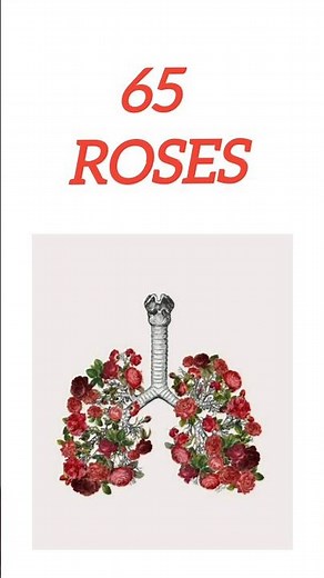 DO YOU HEARD ABOUT 65 ROSES ??💐#cysticfibrosis
