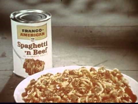 Franco-American Spaghetti commercial