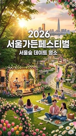 Seoul Forest 2026 Seoul Garden Festival, Places to Visit in Seoul in May and June