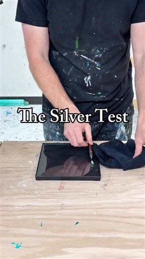 Art Be You on Instagram: "**The Silver Trap: Why your metal looks like plastic.** Metallic “Silver” tubes often fall flat on a canvas because they rely on mica flakes rather than color logic. To paint silver that actually has weight and “sheen,” you must master the relationship between cool and warm neutrals. This is the **Illusion of Metal.** We use a standard palette, which is Titanium White, Ivory Black, Ultramarine Blue, and Yellow Oxide to “sculpt” the appearance of a reflective surface. **