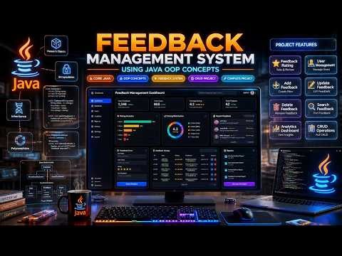 ⭐ Feedback Management System Using Java | Object-Oriented Programming (OOP) Concepts | Java Project