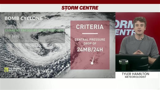 Colossal Pacific waves forecast with B.C's weatherbomb