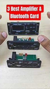 Amplifier & Bluetooth Card Kit🔥 Module #short #amplifier