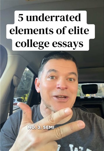 Don’t overthink it. #collegeessay #collegeessayhelp #collegeapps #collegeadmissions #college