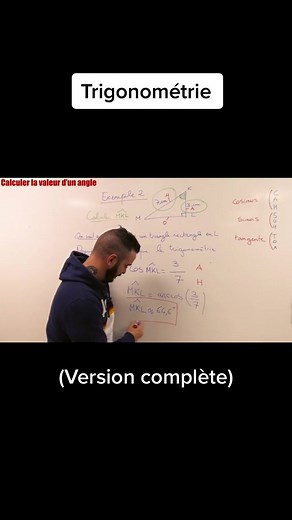 Trigonométrie : Calculer longueurs et angles de triangles
