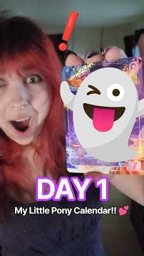 DAY 1 My Little Pony Halloween Advent Calendar Countdown!! 🦇💕 | #mylittlepony #mlp #halloween #tcg