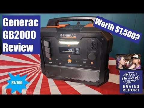 Generac GB2000 Portable Power Station Honest Review (Expert Tested): Is it worth the cost?