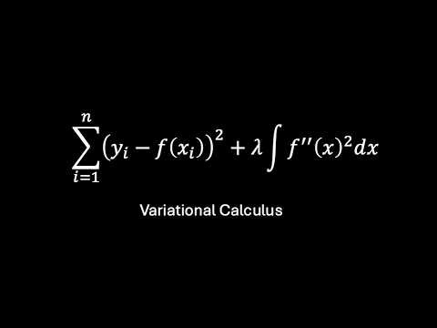 1.4 Smoothing Splines — Variational Calculus (Part 2)