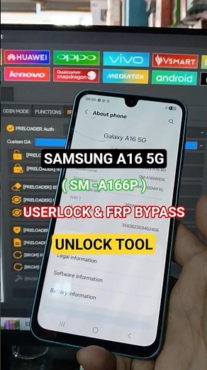 Samsung A16 5G ( SM -A166P ) Android 15/16 Frp Bypass Unlock Tool 100% Done #foryou #shorts