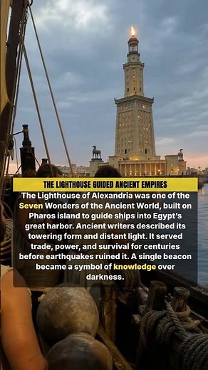 Lighthouse of Alexandria: The Ancient Wonder That Guided Empires