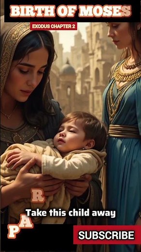 The birth of Moses Exodus Chapter Two part 2#daily #bible #dailyshorts