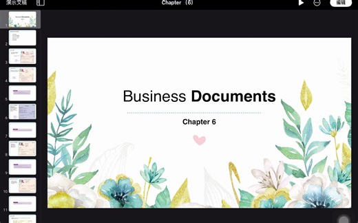 IG会计-Chapter6 （Business Documents）