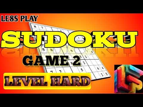 SUDOKU | HARD LEVEL | GAME 2 | #SUDOKU #PUZZLE #LETSPLAY