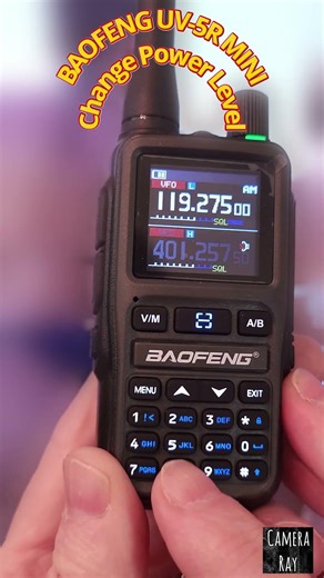BAOFENG UV 5R Mini Adjust Transmit Power TXP #baofeng5rmini #baofeng