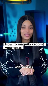 47K views · 929 reactions | How to zoom texts on your android phone!!!#iphonetricks #iphone #ios #ios16 #apple #techtok #comfietech #samsung #capcut #whatsApp #android #ai #artificialintelligence #explore #africa #tech #exploremore #explorepage #facebookreels #facebookpage | Comfietech | Facebook