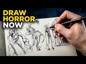 Character Design from Scratch: 5 Horror Characters, No Cuts, No Edits