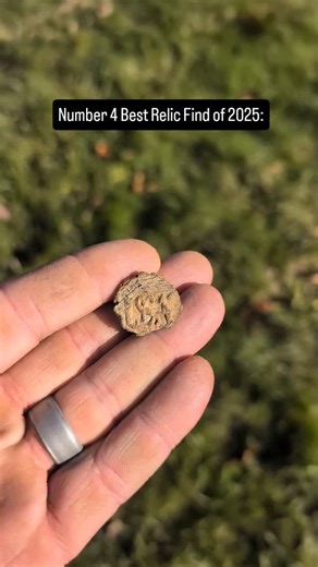 Max Cane on Instagram: "Number 4 best relic find of 2025: a USA Revolutionary War Continental Army uniform button!!! These are extremely rare to find not only because they were made for a short time and in limited numbers, but also because the field-cast pewter crumbles in the soil. This one was just about to completely disintegrate, but I was able to save it with delicate handling and a timely glue treatment! It's been years since I last dug one of these up and it's an honor to save such a piec