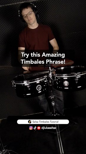 12 reactions | Nice timbales phrase with mambo bell pattern! Do you like how it sounds? | Pierre-Luc Dostie Proulx | Facebook