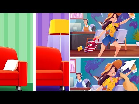 Differences Find & Spot Them 🎭🎨🧩 All Levels Gameplay Android, iOS
