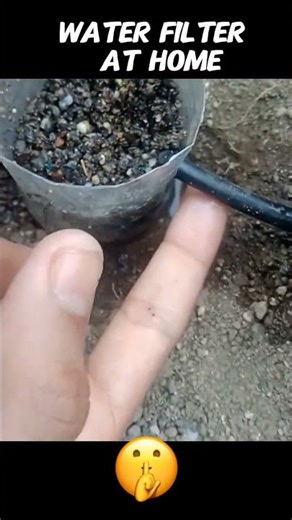 Water Filter at Home | Simple Science Experiment | 🤫