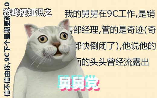 游戏梗知识：舅舅党