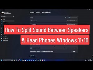 How To Split Sound between Speakers and Headphones in Windows 11 and Windows 10