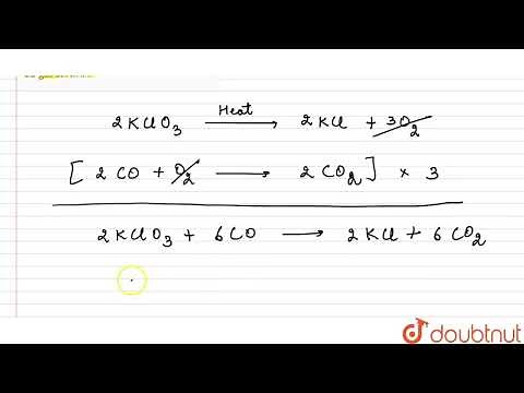 Calculate the amount of KClO_(3) needed to supply sufficient oxygen for burning 112 L of CO gas ...