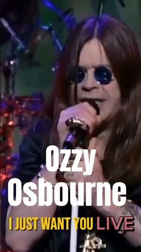 Ozzy Osbourne – I Just Want You (Live on David Letterman, 1996)
