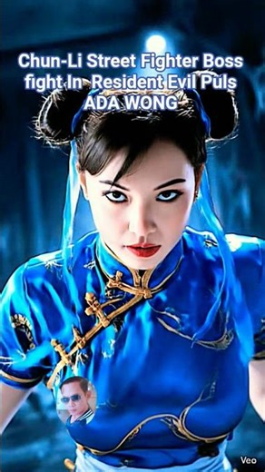 Street Fighter's Chun Li Battles Resident Evil Monsters #chunli #residentevil#adawong #aigenerated