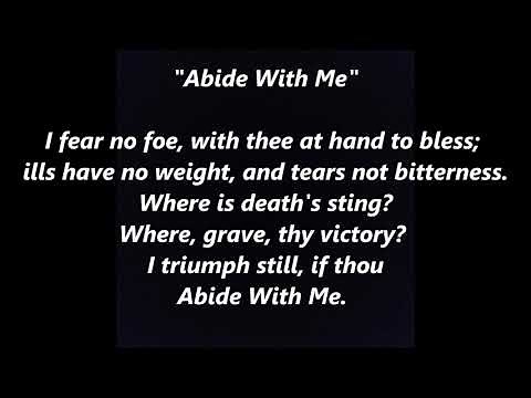 Abide with Me Hymn Lyrics Words best top popular favorite Methodist Sing Along Song