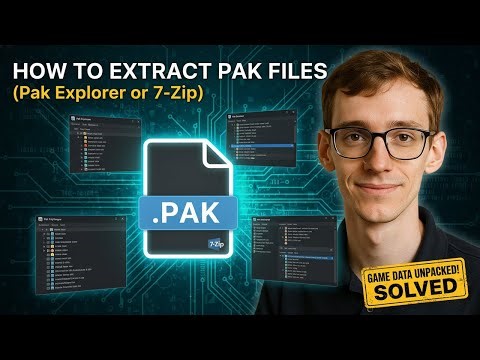 How to Extract PAK Files (Pak Explorer or 7-Zip)