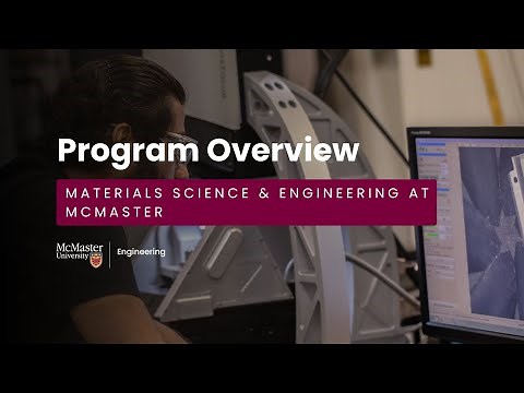 Program Overview | Materials Science & Engineering at McMaster