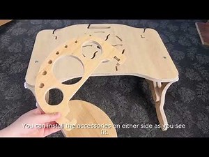How to Assemble an Adjustable Laptop Table | Tilt Angle 0–90° | Step-by-Step Assembly Guide