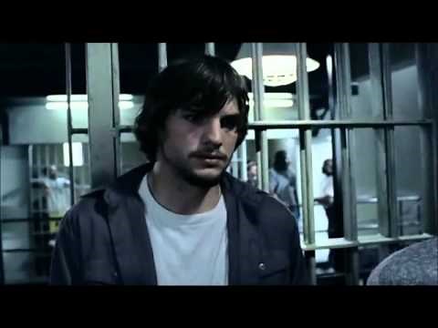 The Butterfly Effect ...... 'Evan' shanks a con in the balls , then escapes by going back in time