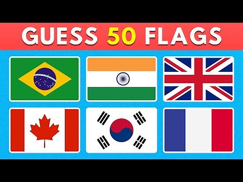 Guess the Country by the Flag Quiz 🌎 Can You Guess 50 Flags? 🚩