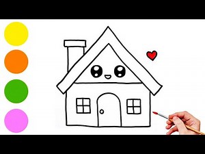 Beautiful House Drawing Step by Step for Beginners