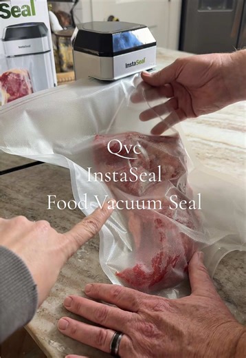 The InstaSeal keeps our meat so fresh 🥩 This food vacuum sealer is such a good kitchen gadget must have! @QVC, Inc #qvc #vacuumsealer #kitchengadgets #tiktokshopcreatorpicks #tiktokshopspringglowup
