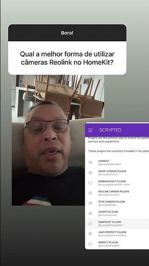 Câmeras para HomeKit, utilize o Scrypted aceita ONVIF, RTSP, REOLINK, UNIFI ETC