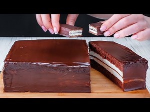 Un délicieux gâteau au Kinder Penguin avec un dessus moelleux et une crème fine!| Cookrate - France