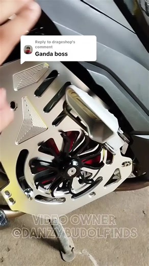 Replying to @drageshop cnc radiator cover with fan 👌 #cncradiatorcoverwithfan #clickradiatorcover #cncradiatorcoverclick #cncradiatorcover #motorcycleaccessories #tiktokfinds #affordable #danzybudolfinds