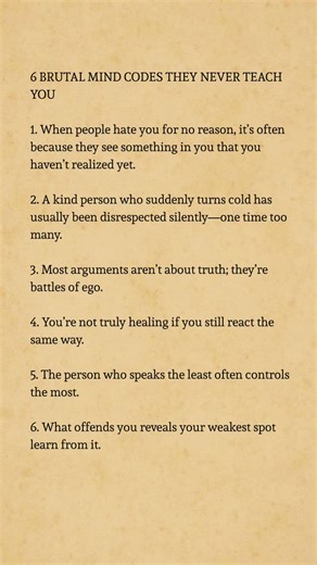 6 Brutal Mind Codes They Never Teach You 🧠⚠️ #DarkPsychology #Mindset