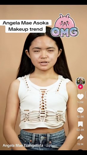 Angela Mae Asoka Makeup Trend: Filipino TikTok Influencer