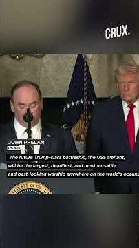 ‘Trump-Class’ US Prez Unveils New ‘Deadliest’ Warships Named After Him, Downplays China Competition