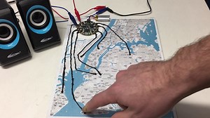 Interactive Map with Circuit Playground Express