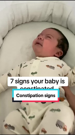 Is your baby struggling with constipation? 🤔 It can be tough to know what’s going on, but here are 7 signs that could mean your little one is constipated. . From tummy troubles to changes in their usual mood, I'll help you spot the clues to look out for! 🌟 Remember, always reach out to your pediatrician if you're concerned! . If you're having a hard time with your baby's sleep, my sleep programs can help! . 😴✨ Whether you're dealing with night wakings, naps, or just a general sleep struggles,