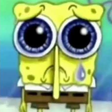 bob esponja llorando meme