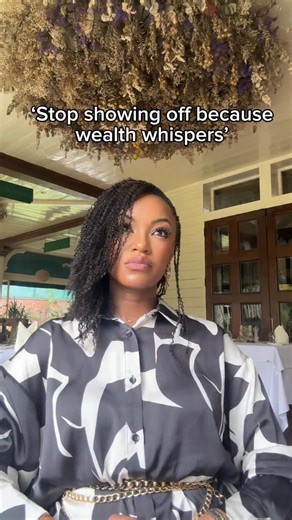 Ivy Wanjiru on Instagram: "Hot take: ‘Wealth whispers’ is broke people’s comfort blanket. Please stop telling women this. . 1. Studies show women are less likely to be funded, promoted, or recognized because their achievements are less visible. For example: In venture capital, only about 2% of global funding goes to female founders. If they “whispered” even more, it would be zero. . 2. Wealth markets itself as visibility. Private jets, Birkin bags, naming rights - all built on the opposite of wh