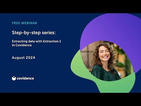 Step 4: Extracting data with Extraction 1 in Covidence