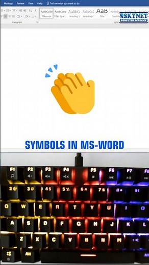 Clapping Hands Symbols Shortcut Keys | Insert Symbols Quickly | Computer Tips & Tricks #shortcutkeys