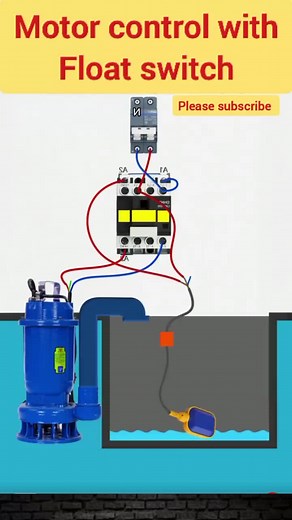 Motor Control with Float Switch - Wiring Tips and Diagram
